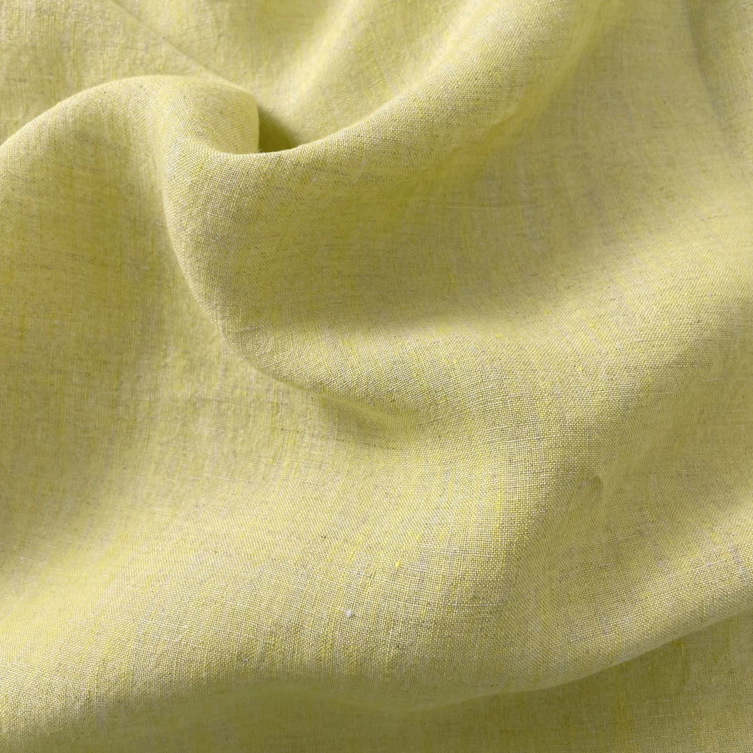 Linen Fabric Light Weight Soft Touch 21S 7365 7366 7260 - The Linen Lab - Yellow