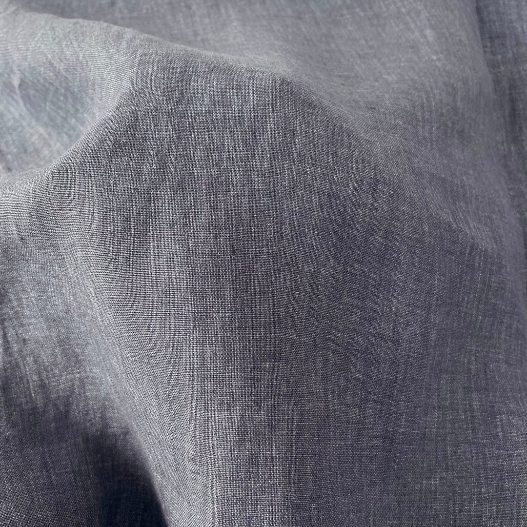 Linen Fabric Medium Weight Soft Touch 14S 6220 6600 6366 7369 - The Linen Lab - Blue