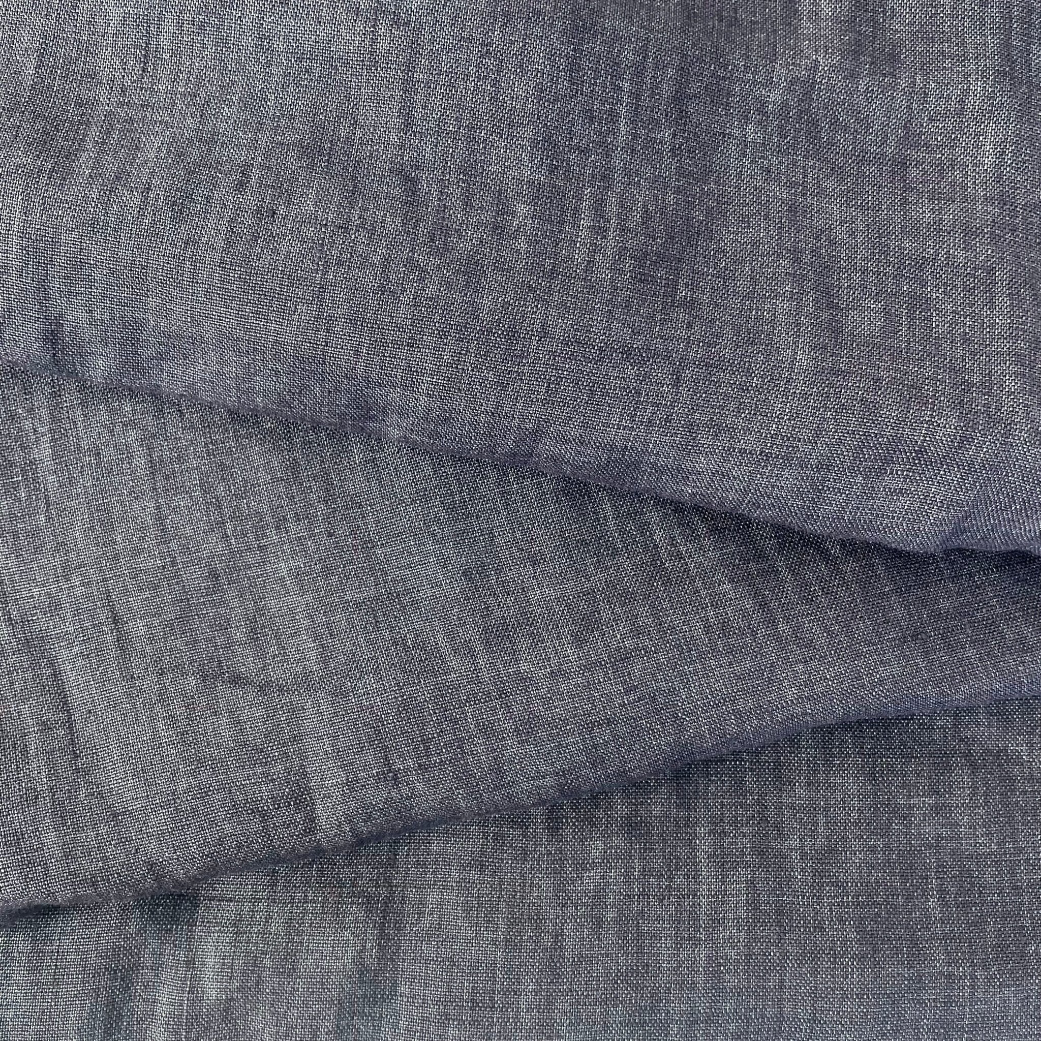 Linen Fabric Medium Weight Soft Touch 14S 6220 6600 6366 7369 - The Linen Lab - Grey(dark)