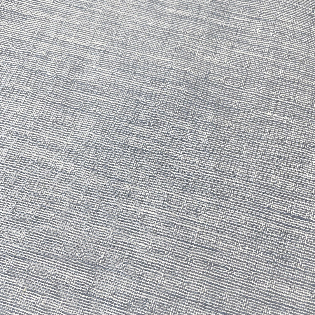 Linen Jacquard Small Pattern Fabric 4888 4887 - The Linen Lab - Blue