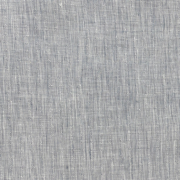 Linen Jacquard Small Pattern Fabric 4888 4887 - The Linen Lab - Grey