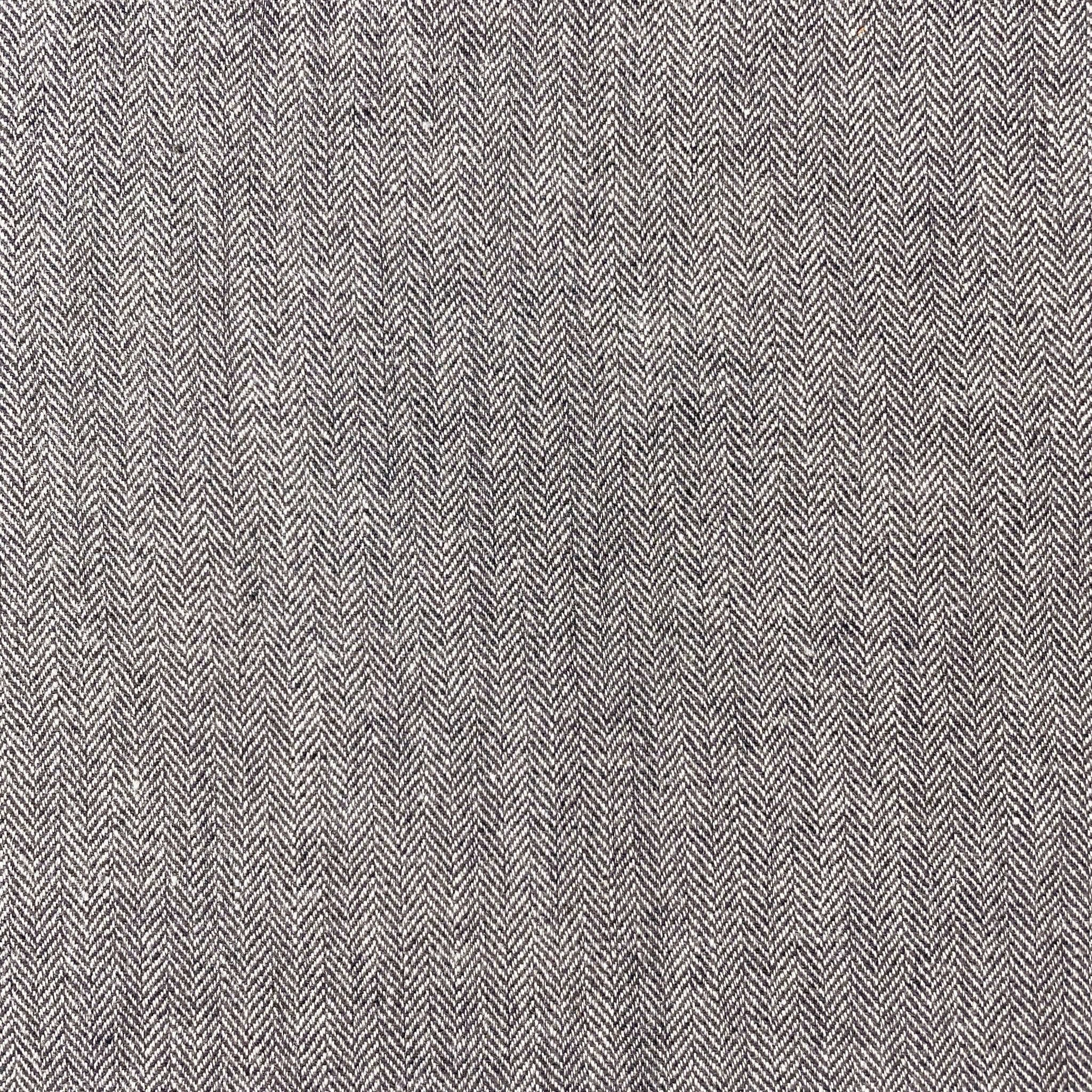 Linen Nylon Wool HBT Fabric 7009 7004 7013 7010 - The Linen Lab - 7009 GREY