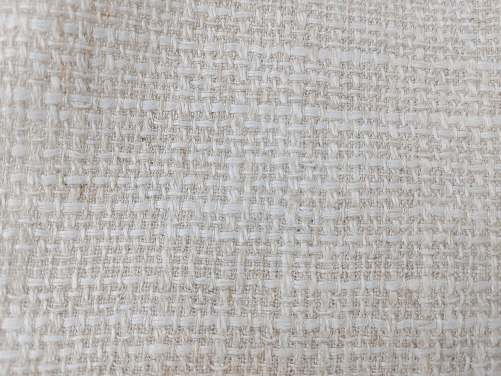 Linen Rayon Natural Tweed Fabric 306 - The Linen Lab - Natural