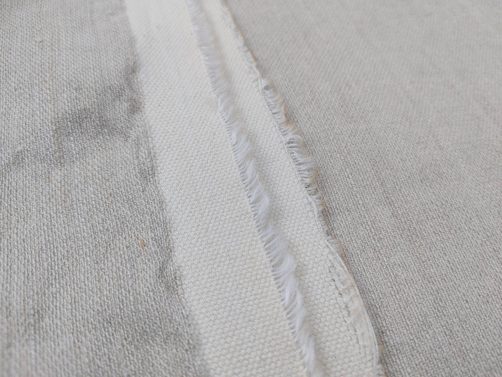 Linen Rayon PU Stretch Dobby Weave Fabric 6643 6644 - The Linen Lab - White