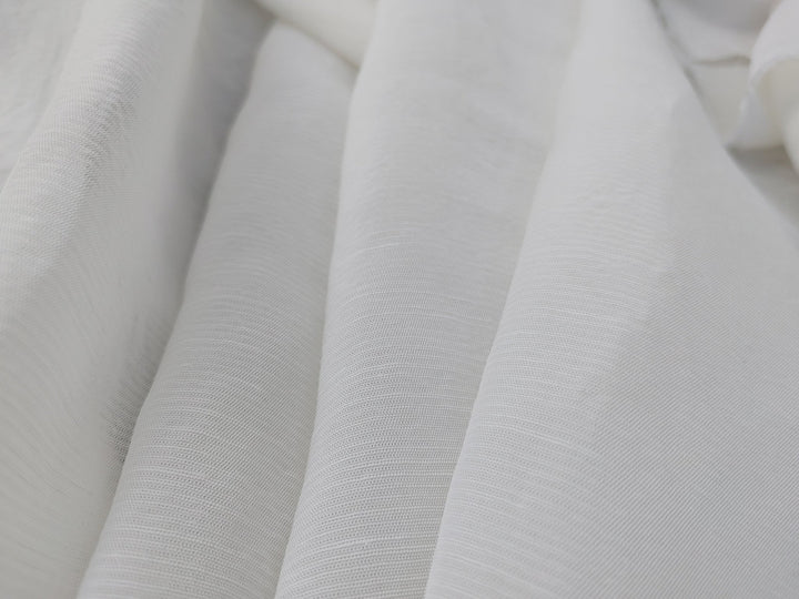 Linen Rayon Solid Fabric with Subtle Wrinkle Effect 7382 7434 - The Linen Lab - Orange