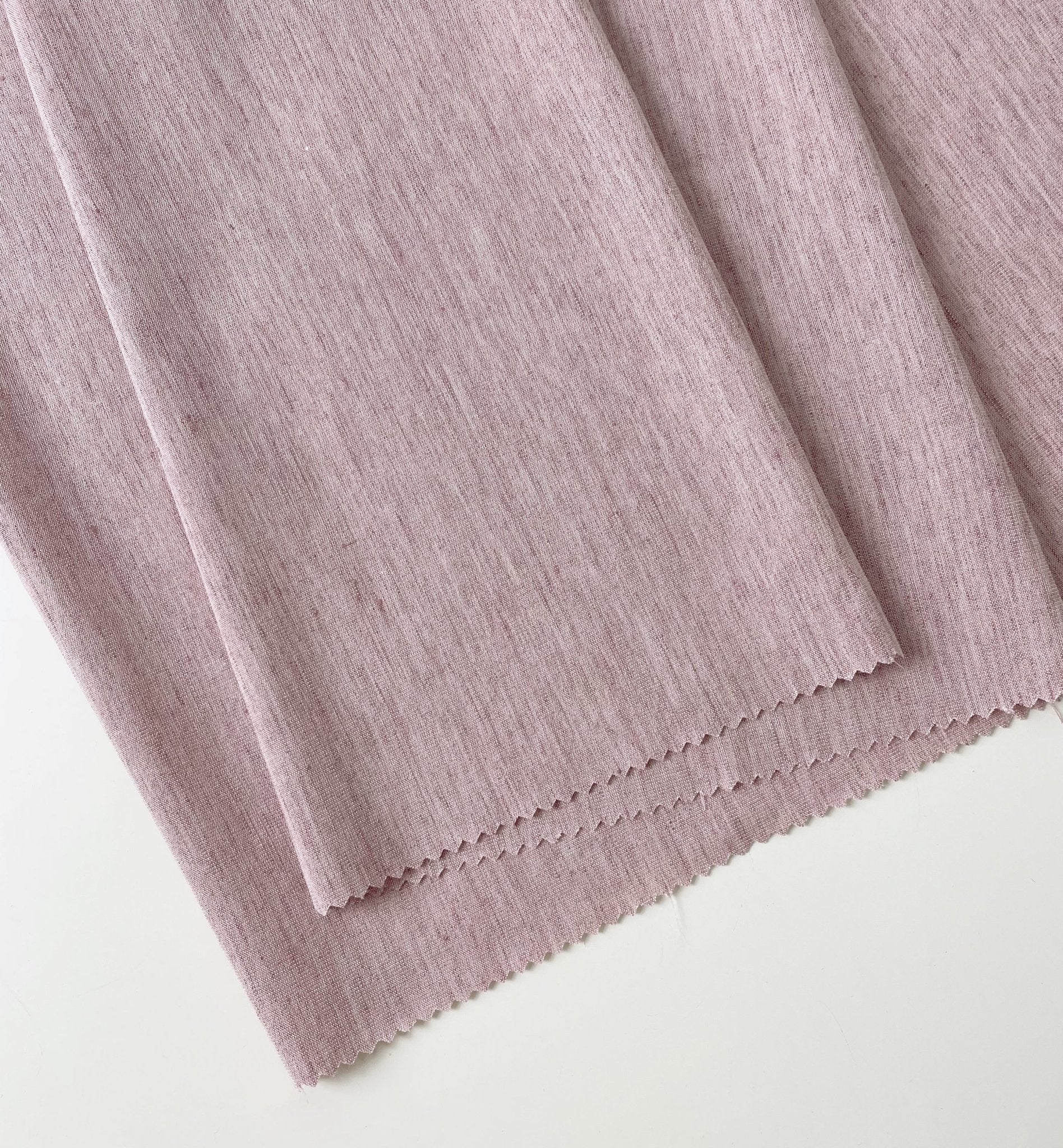 Linen Rayon Strech Melange Fabric 6638 6812 6811 6843 - The Linen Lab - PINK 6811