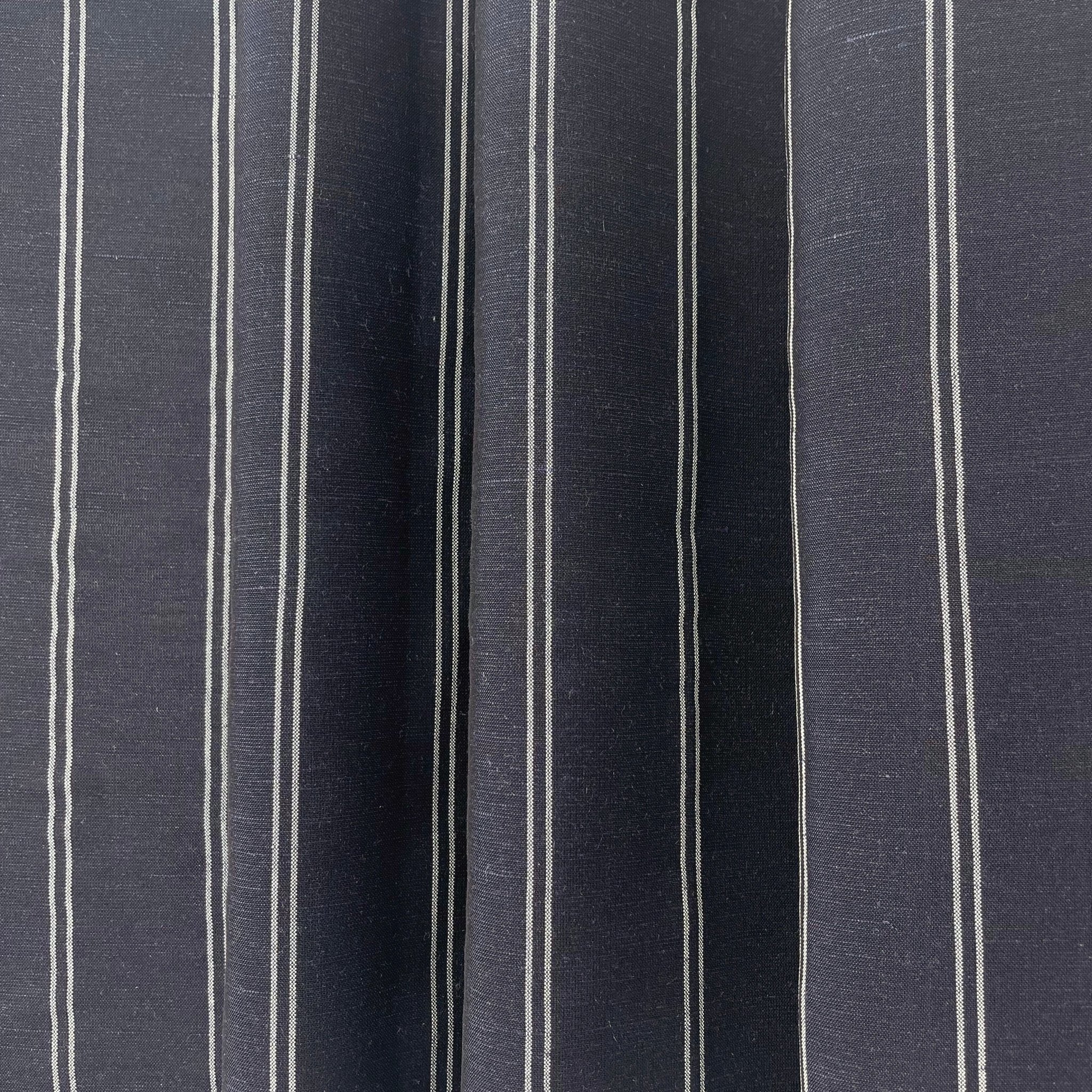 Linen Tencel Rayon Stripe Fabric 6942 - The Linen Lab - 6942