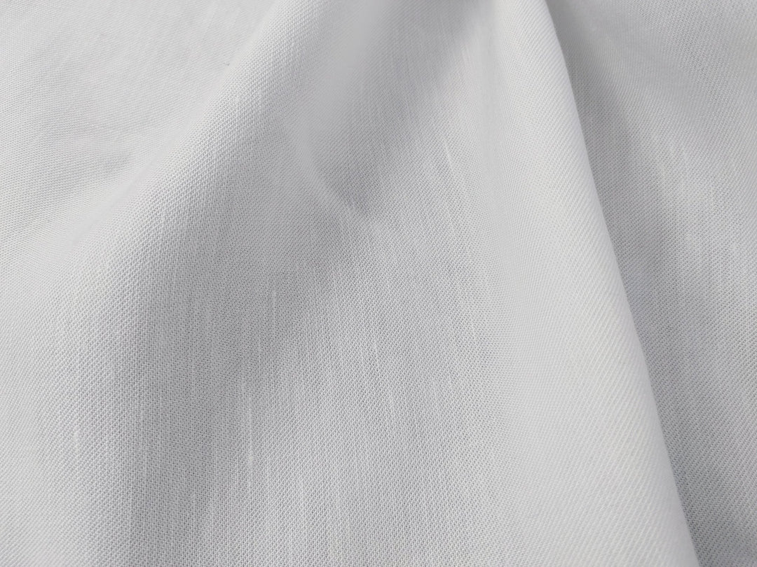 Linen Tencel Twill Fabric for Versatile and Elegant Creations 3217 6895 3530 - The Linen Lab - White