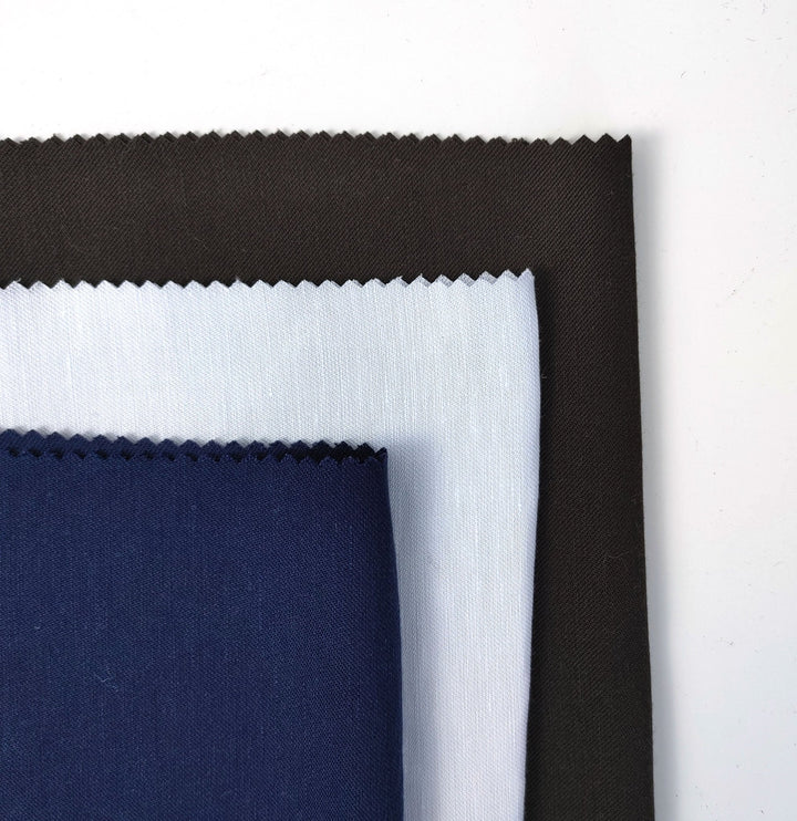 Linen Tencel Twill Fabric for Versatile and Elegant Creations 3217 6895 3530 - The Linen Lab - White