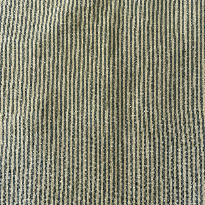 Linen Thin Stripe Fabric 6267 6495 6496 - The Linen Lab - Yellow