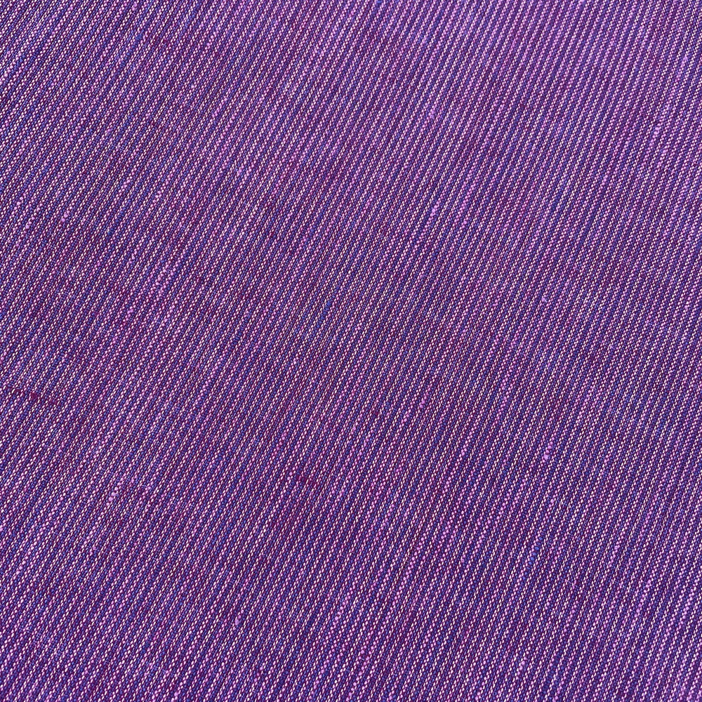 Linen Violet Stripe Fabric 6755 - The Linen Lab - Violet
