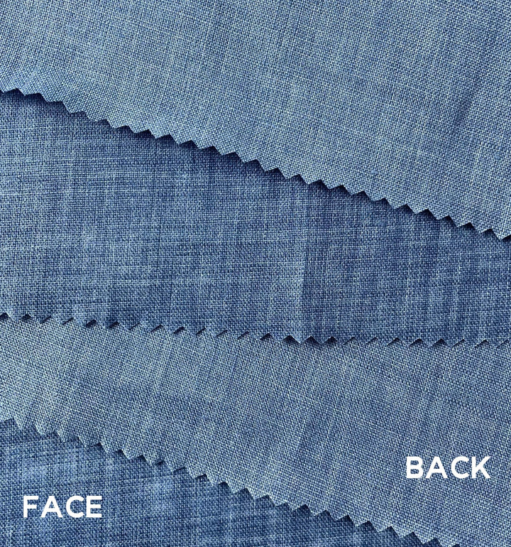 Linen Waterproof Fabric 4638 - The Linen Lab - 4638 BLUE