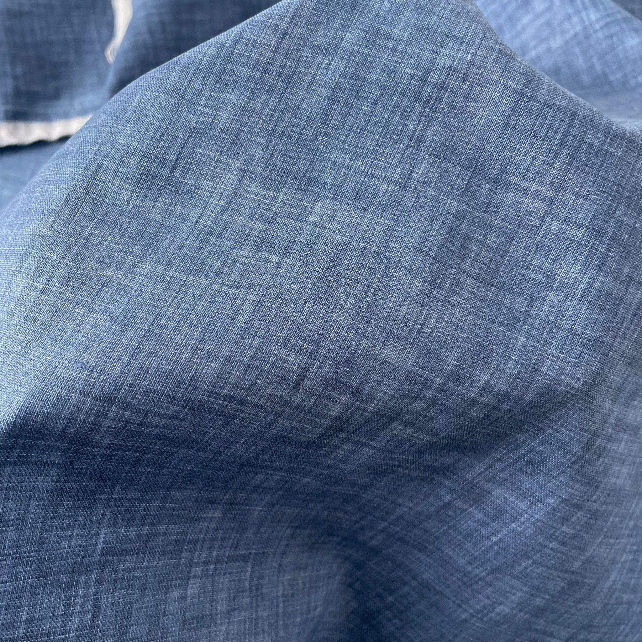 Linen Waterproof Fabric 4638 - The Linen Lab - 4638 BLUE