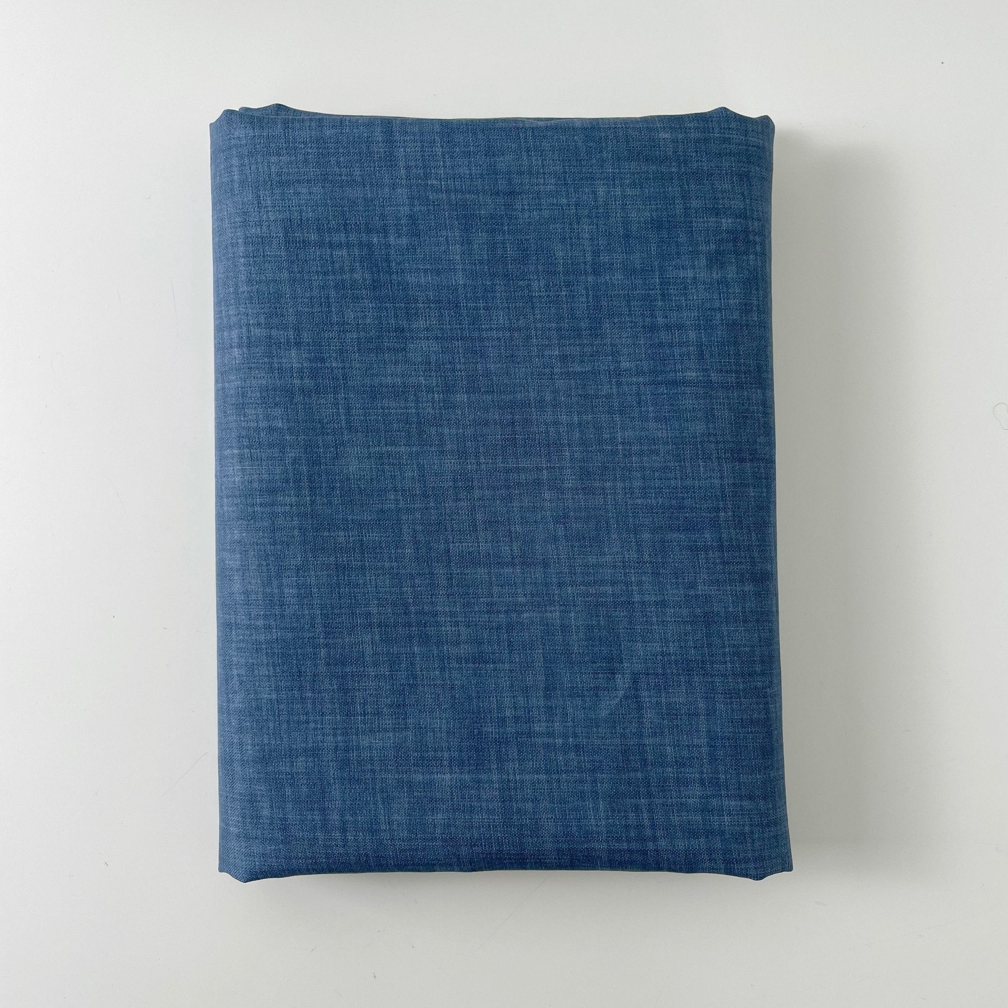 Linen Waterproof Fabric 4638 - The Linen Lab - 4638 BLUE