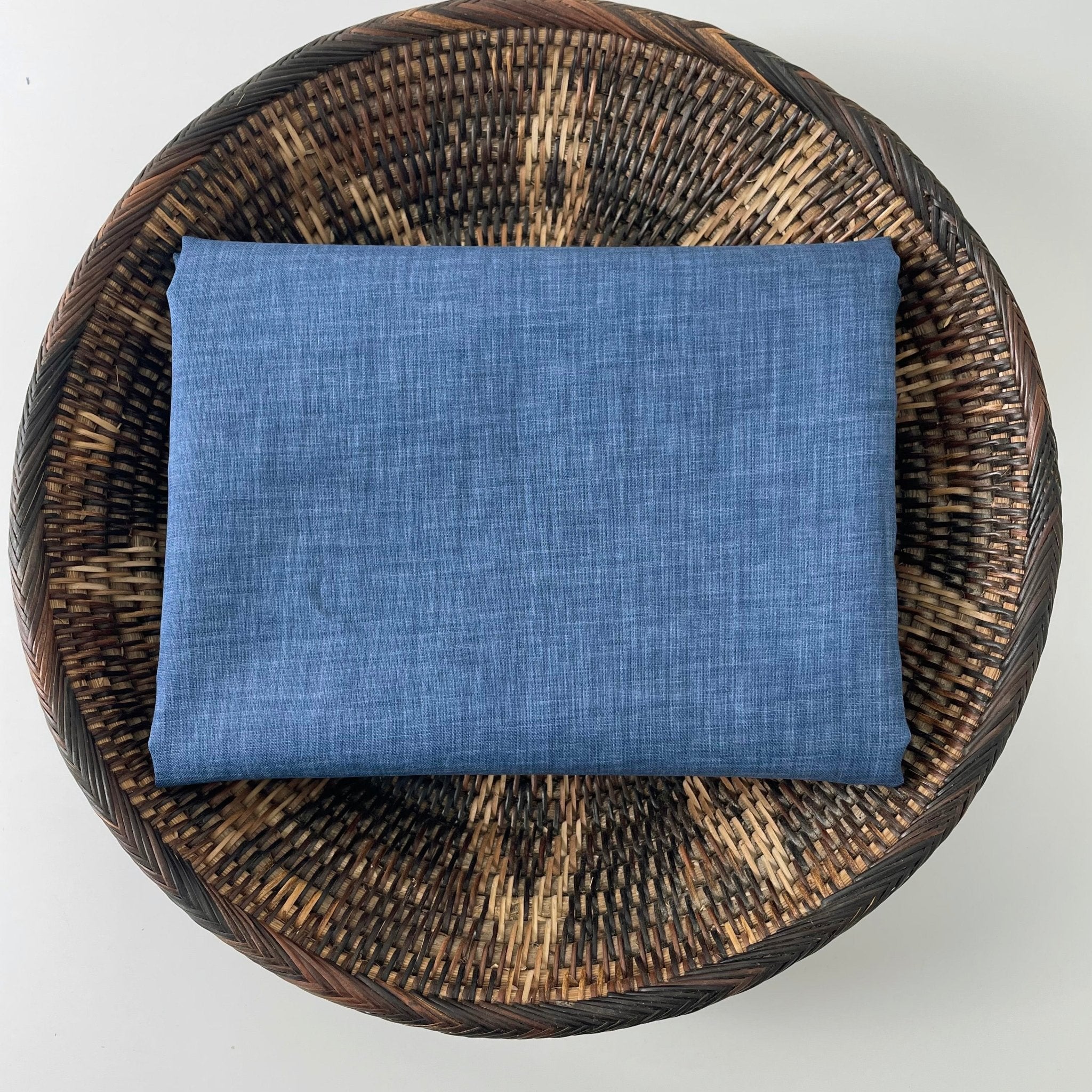 Linen Waterproof Fabric 4638 - The Linen Lab - 4638 BLUE