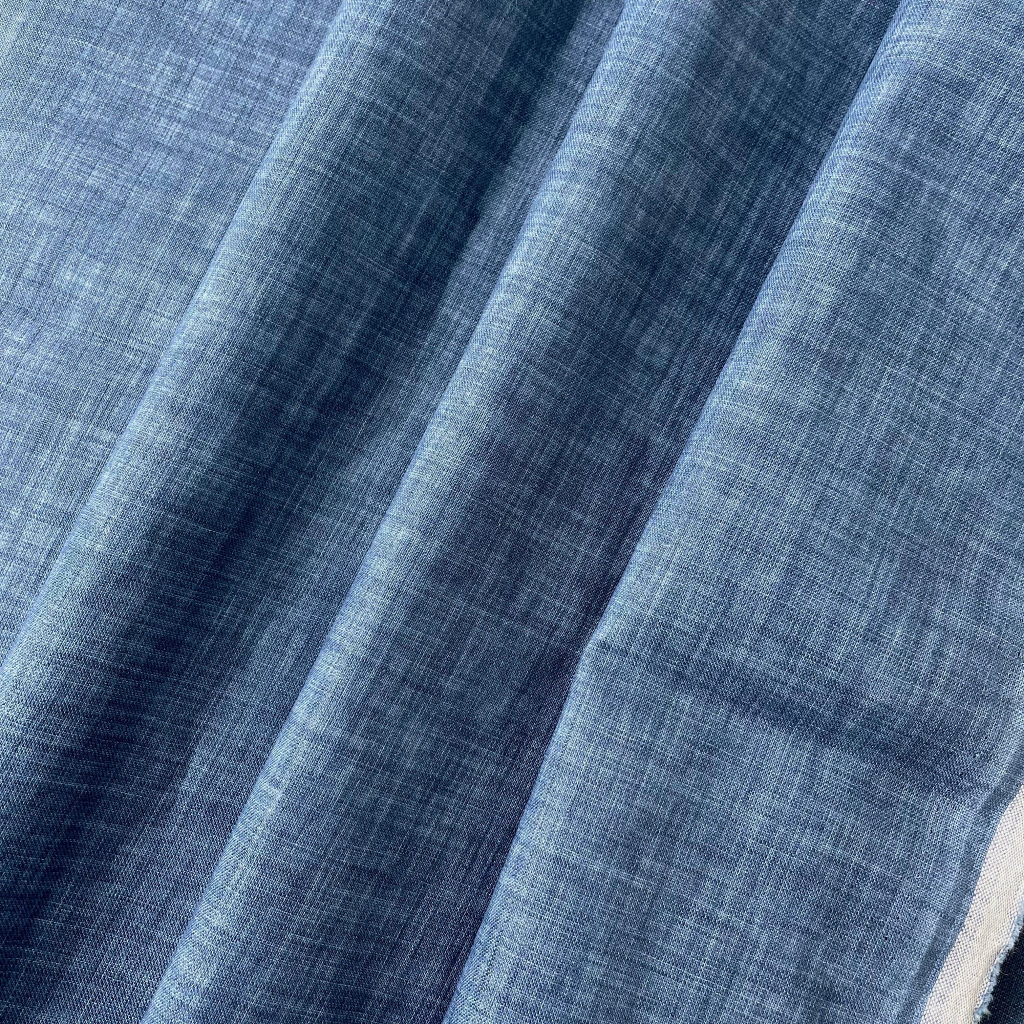 Linen Waterproof Fabric 4638 - The Linen Lab - 4638 BLUE