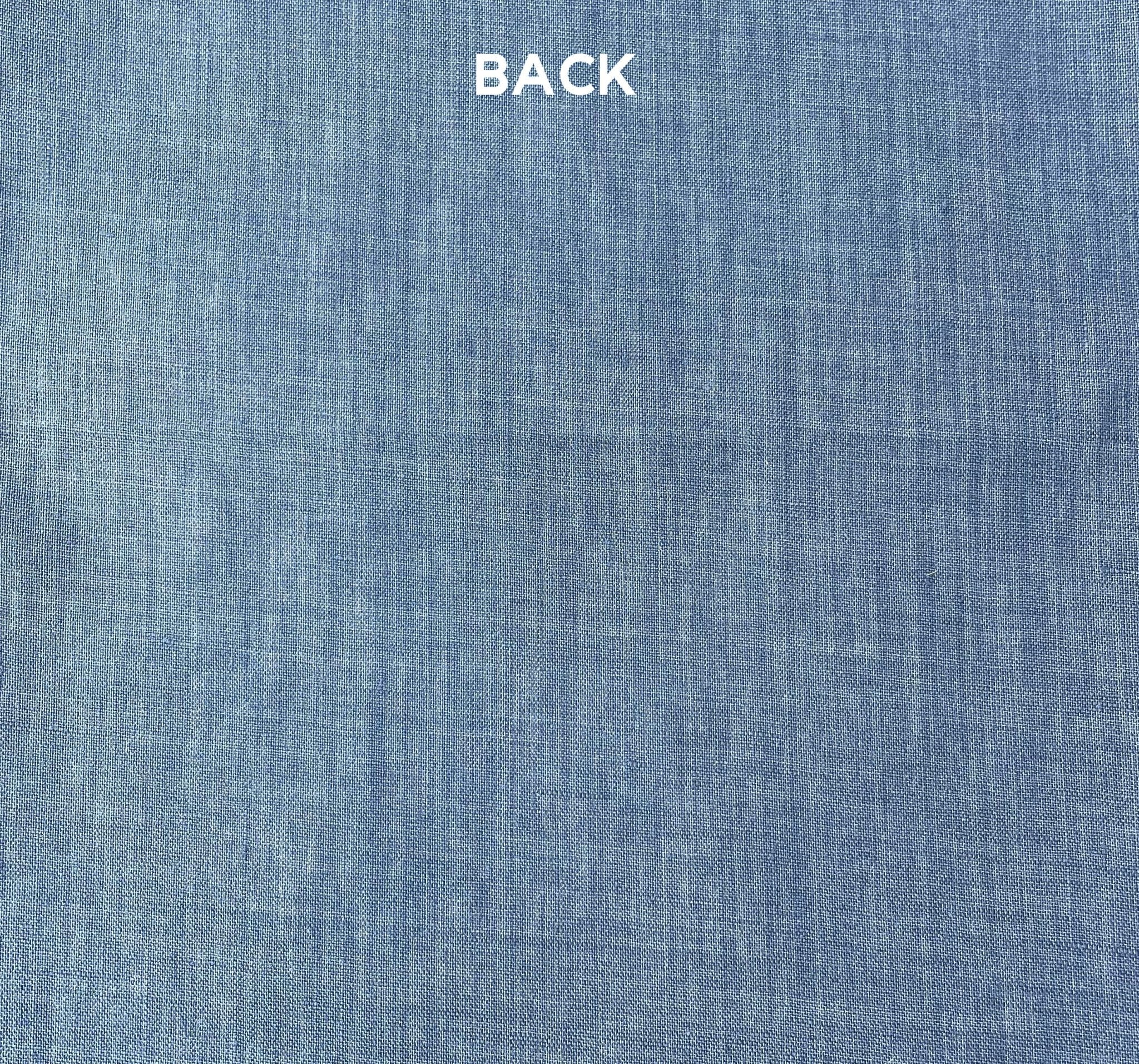 Linen Waterproof Fabric 4638 - The Linen Lab - 4638 BLUE