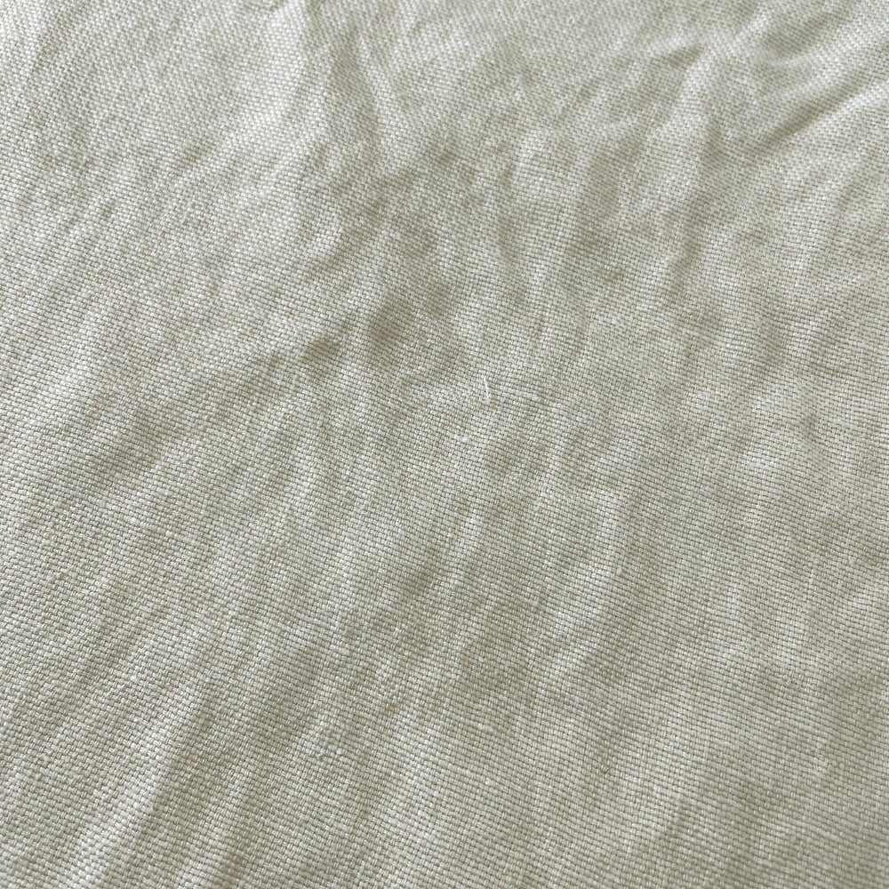 Linen yellow Dot Fabric 7650 - The Linen Lab - Yellow(light)