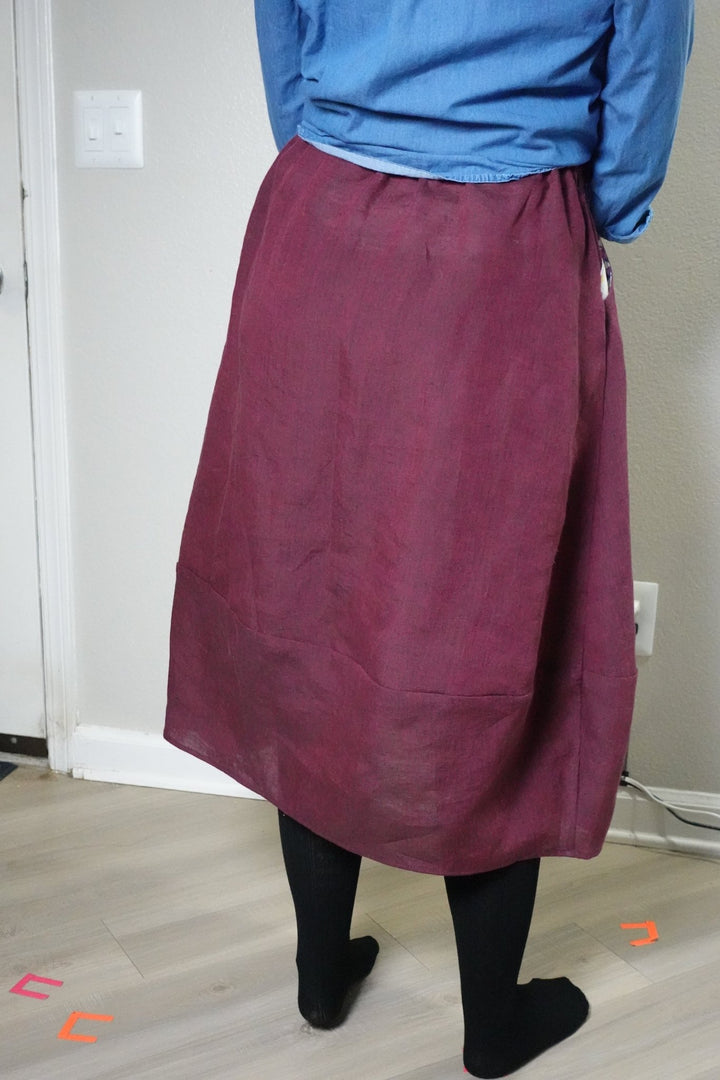 Lotus Jar Skirt Pattern Digital File Download (Free with Fabric Purchase) - The Linen Lab -