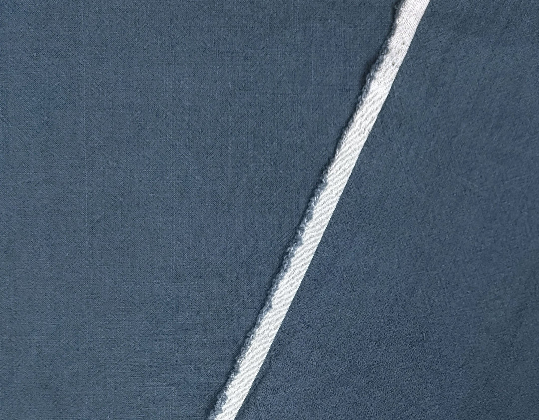 Premium 100% Linen Fabric - 9S High Twisted Yarn for Luxurious Textiles and Crafting Excellence 6772 6481 6480 - The Linen Lab - Blue