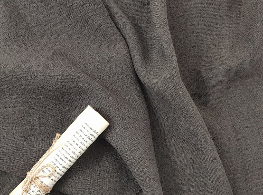 Premium 100% Linen Fabric - 9S High Twisted Yarn for Luxurious Textiles and Crafting Excellence 6772 6481 6480 - The Linen Lab - Brown