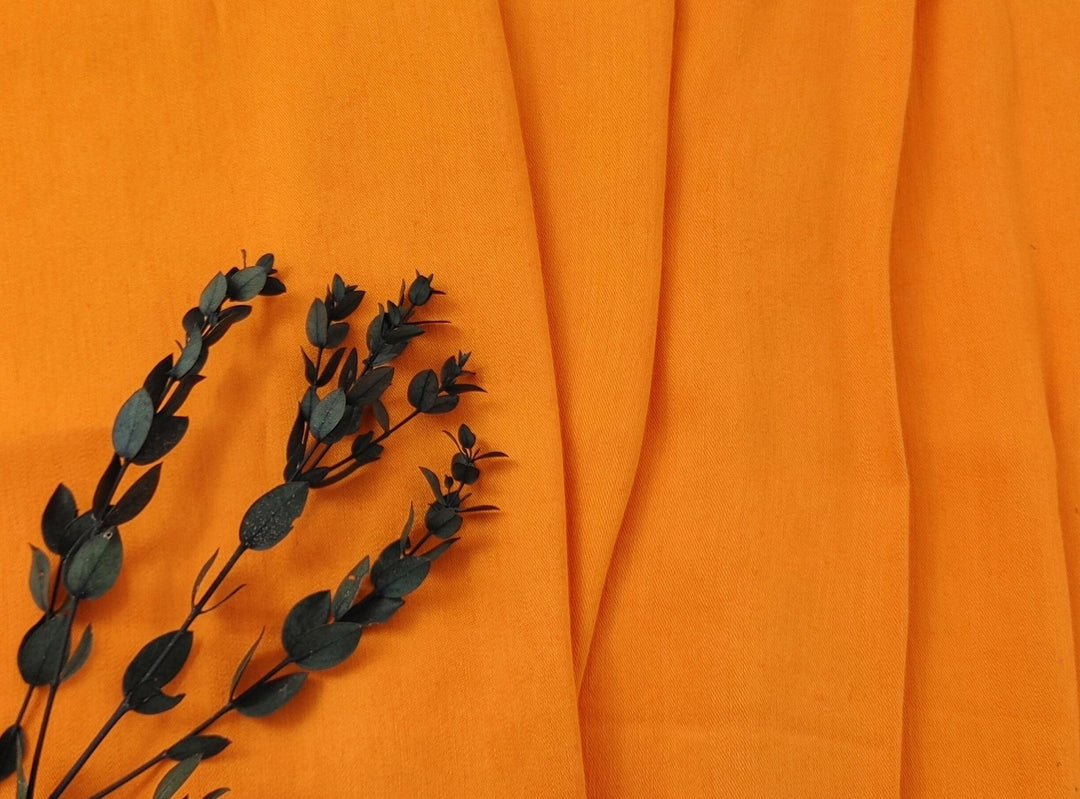 Satin Elegance: Linen Rayon Fabric with Polished Satin Weave 6090 6620 6659 7472 7293 - The Linen Lab - Blue(Light)