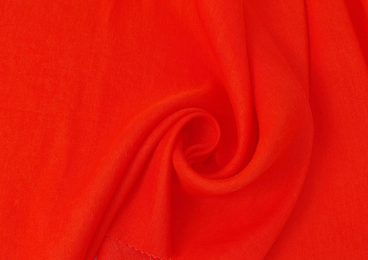 Satin Elegance: Linen Rayon Fabric with Polished Satin Weave 6090 6620 6659 7472 7293 - The Linen Lab - Blue(Light)