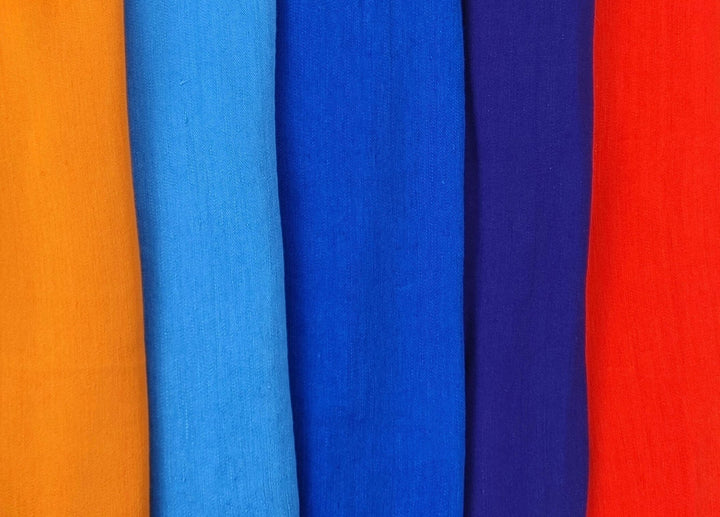 Satin Elegance: Linen Rayon Fabric with Polished Satin Weave 6090 6620 6659 7472 7293 - The Linen Lab - Red