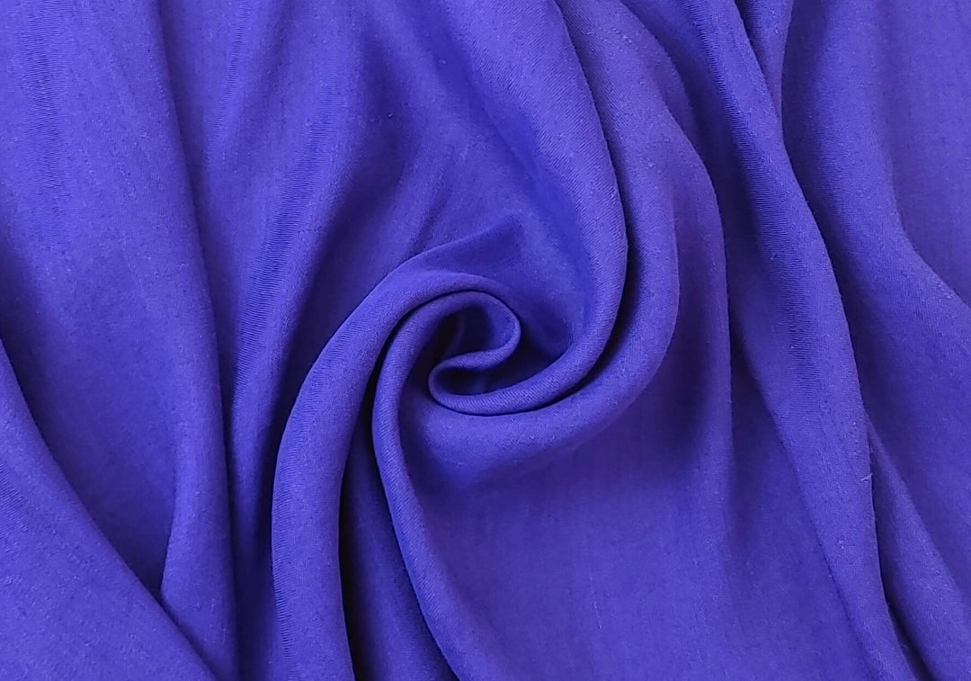 Satin Elegance: Linen Rayon Fabric with Polished Satin Weave 6090 6620 6659 7472 7293 - The Linen Lab - Violet