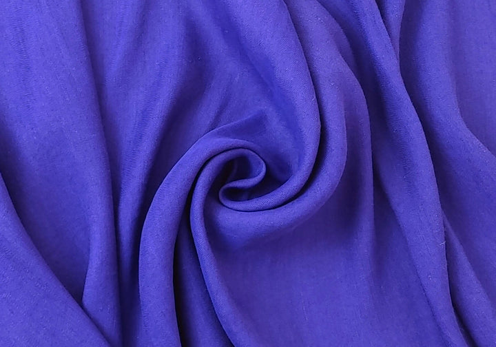 Satin Elegance: Linen Rayon Fabric with Polished Satin Weave 6090 6620 6659 7472 7293 - The Linen Lab - Violet