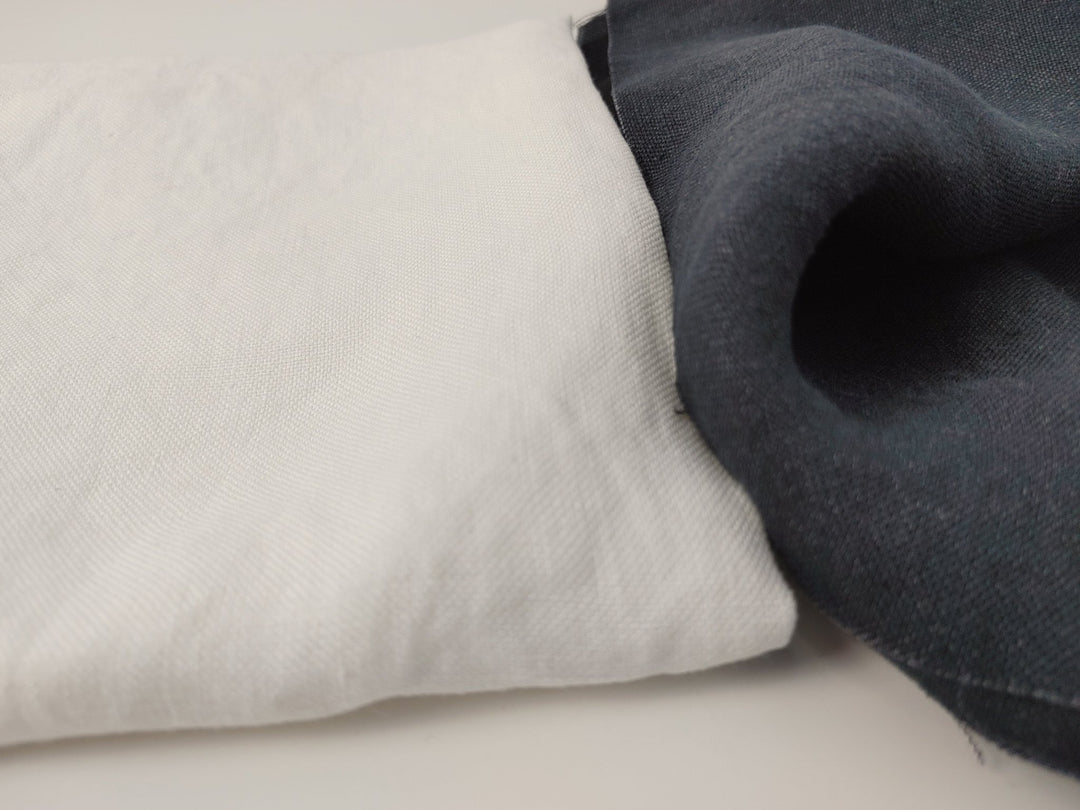 Silk Linen Canvas Mat Fabric 6555 6935 6494 - The Linen Lab - White