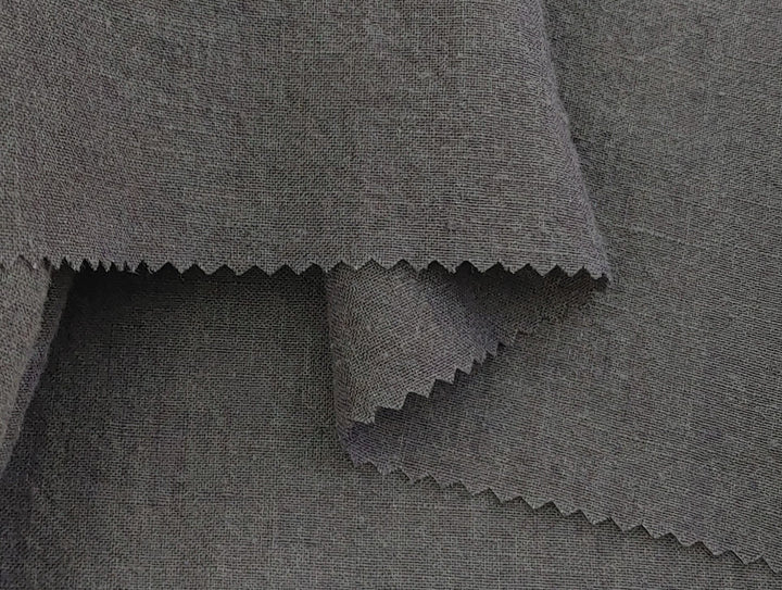Vintage Dyed Medium Weight Linen Ramie Cotton Fabric with Plain Weave 7820 7771 7770 - The Linen Lab - Natural