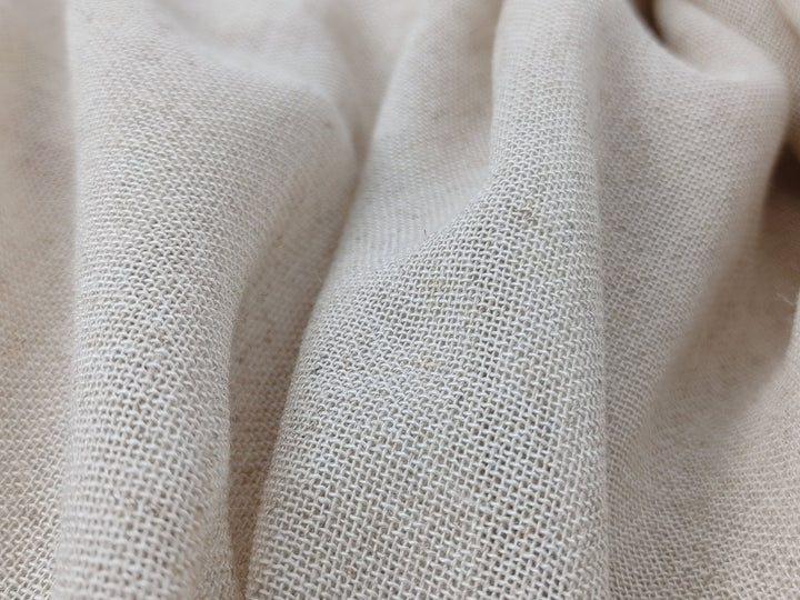 Whispering Breeze: Linen Rayon Sheer Fabric 291 3835 - The Linen Lab - Brown(Dark)